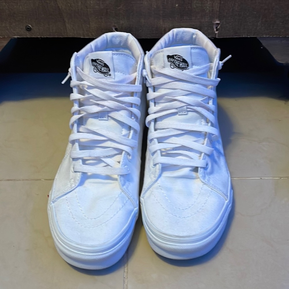 White High Top Vans